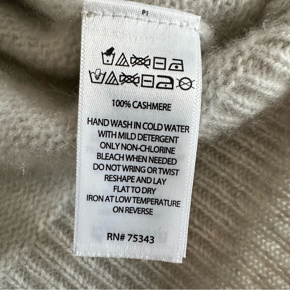 Joie Gray Cashmere Crew Neck Sweater Large - Picture 4 of 6